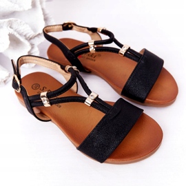 S.Barski Sandali per bambini S. Bararski Comfort Black nero 4