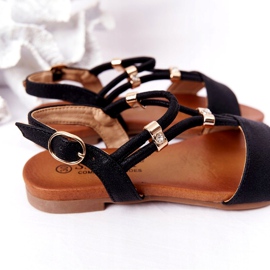 S.Barski Sandali per bambini S. Bararski Comfort Black nero 5