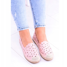 Lu Boo Ballerine Donna Espadrillas Rosa Fiori Macarena 4