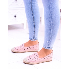Lu Boo Ballerine Donna Espadrillas Rosa Fiori Macarena 6