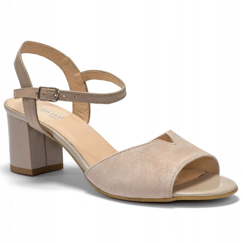 Marco Shoes Sandali beige 0624P in pelle interessante 1