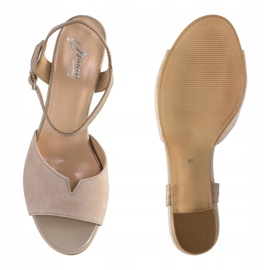 Marco Shoes Sandali beige 0624P in pelle interessante 2
