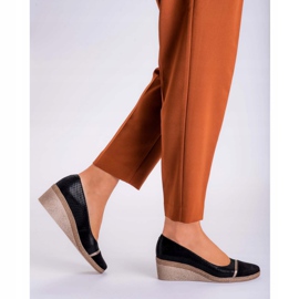 Marco Shoes Scarpe 1205P Marco sulla zeppa nero 1