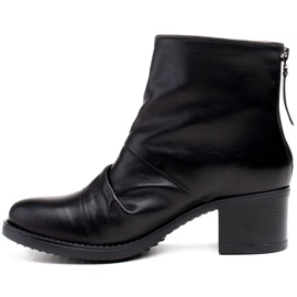 Marco Shoes Stivali da donna 1258B Marco in pelle raggrinzita nero 2