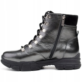 Marco Shoes 1349B Marco stivali sportivi in ​​pelle grigio 2