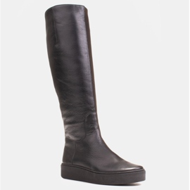 Marco Shoes Stivali con fondo sportivo e comodo nero 1