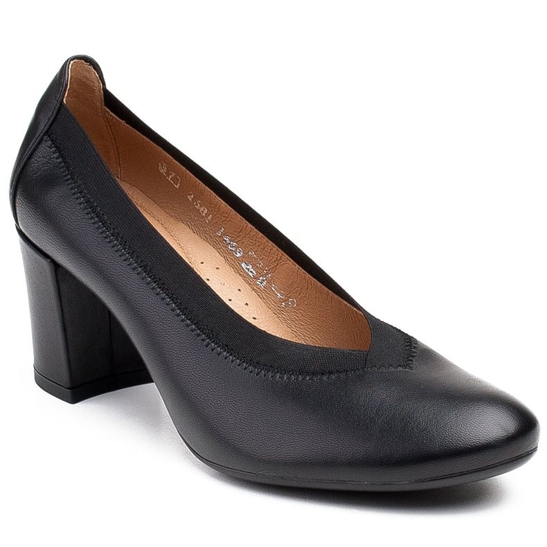 Marco Shoes Décolleté con comodo sottopiede e gomma nella tomaia nero 1