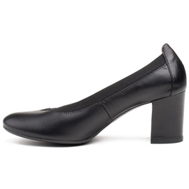Marco Shoes Décolleté con comodo sottopiede e gomma nella tomaia nero 2