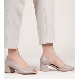 Marco Shoes Sandali in pelle beige 1505P 1