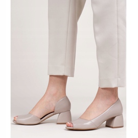 Marco Shoes Sandali in pelle beige 1505P 2