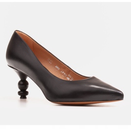 Marco Shoes Décolleté nere con tacco alto nero 1