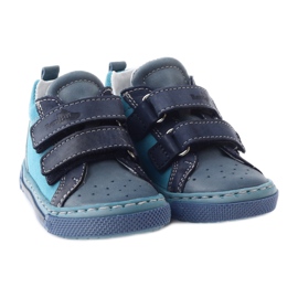 Stivaletti bambino scarpe da bambino Ren But 1429 blu multicolore 4