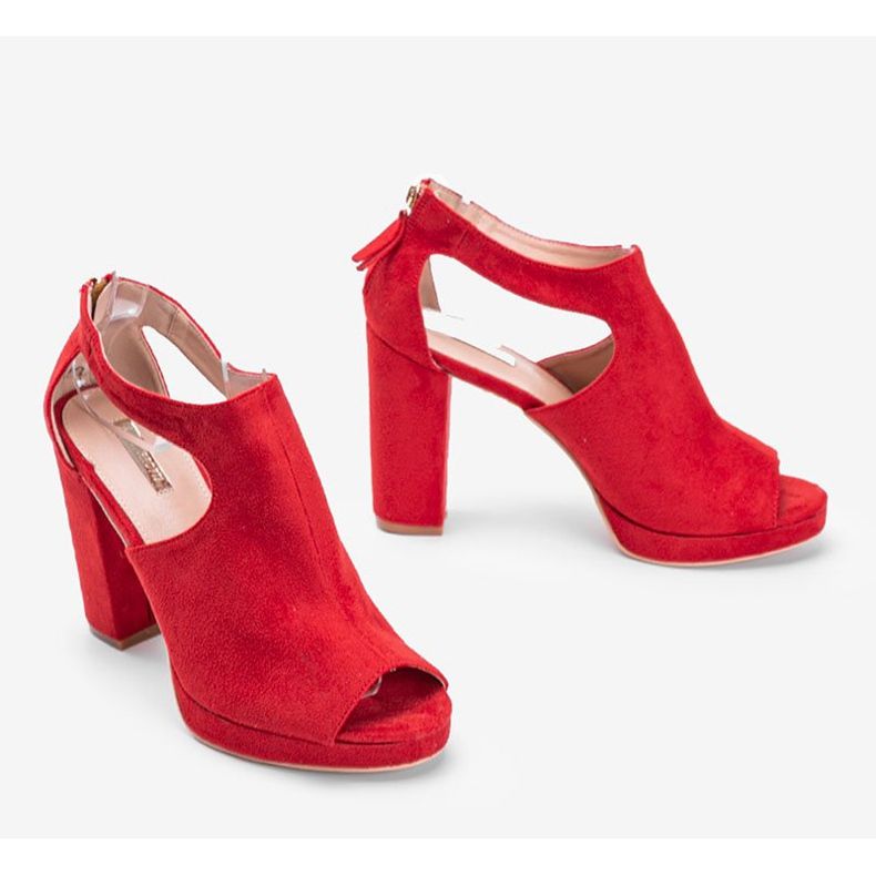 Sandali con gambo rosso atlantico 1