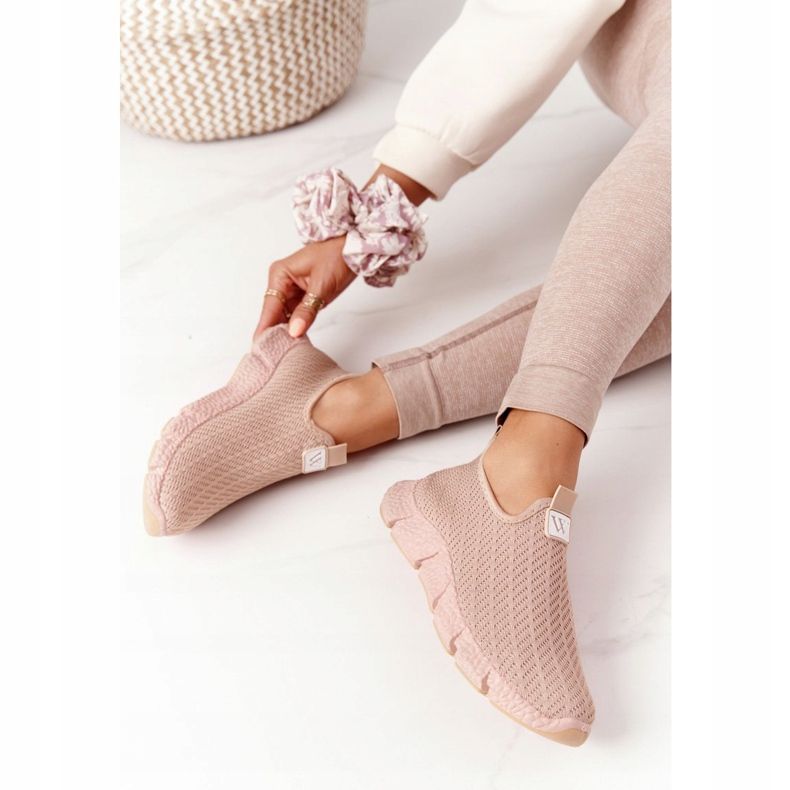Scarpe Sportive Donna Slip-on Beige Marathon cachi 1
