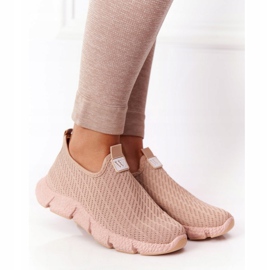 Scarpe Sportive Donna Slip-on Beige Marathon cachi 2
