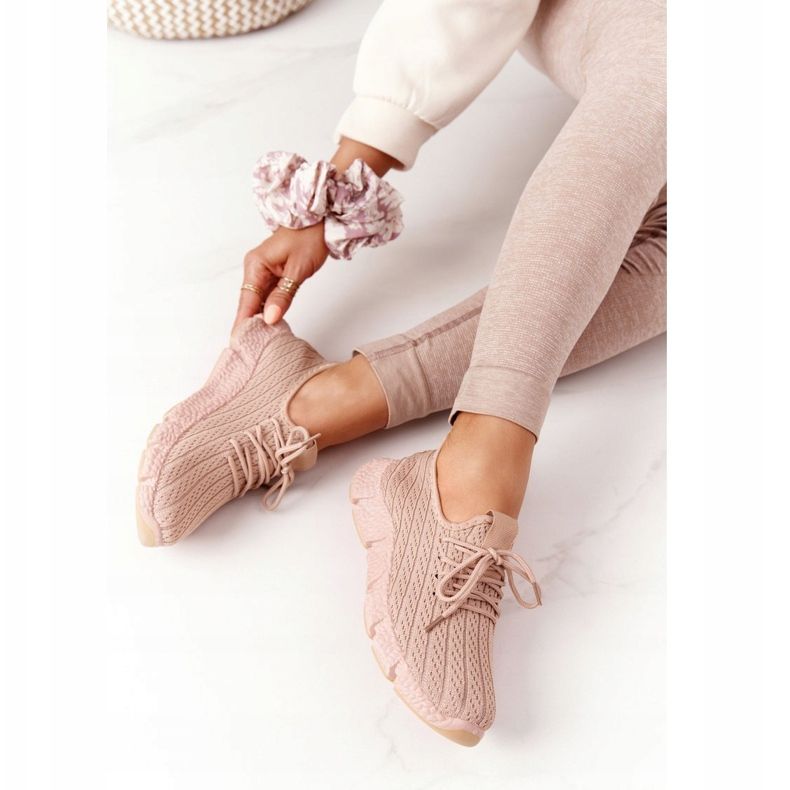 Scarpe sportive da donna Sneakers Beige Training cachi 2