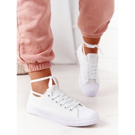 Sneakers Classiche da Donna Bianche Omertà bianca 2