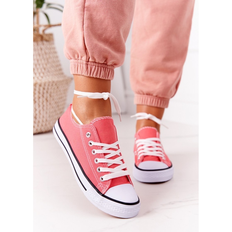Sneakers da donna Classic Omer Coral rosso 2