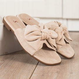 Seastar Pantofole beige alla moda 1