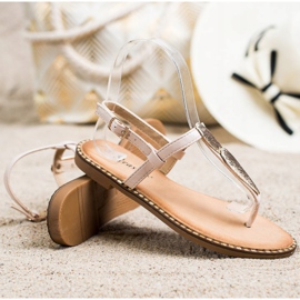 Seastar Sandali Infradito Con Ornamento beige 1