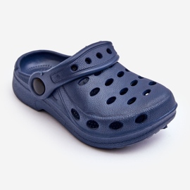 Pantofole in schiuma per bambini Blu Navy Lucas 1