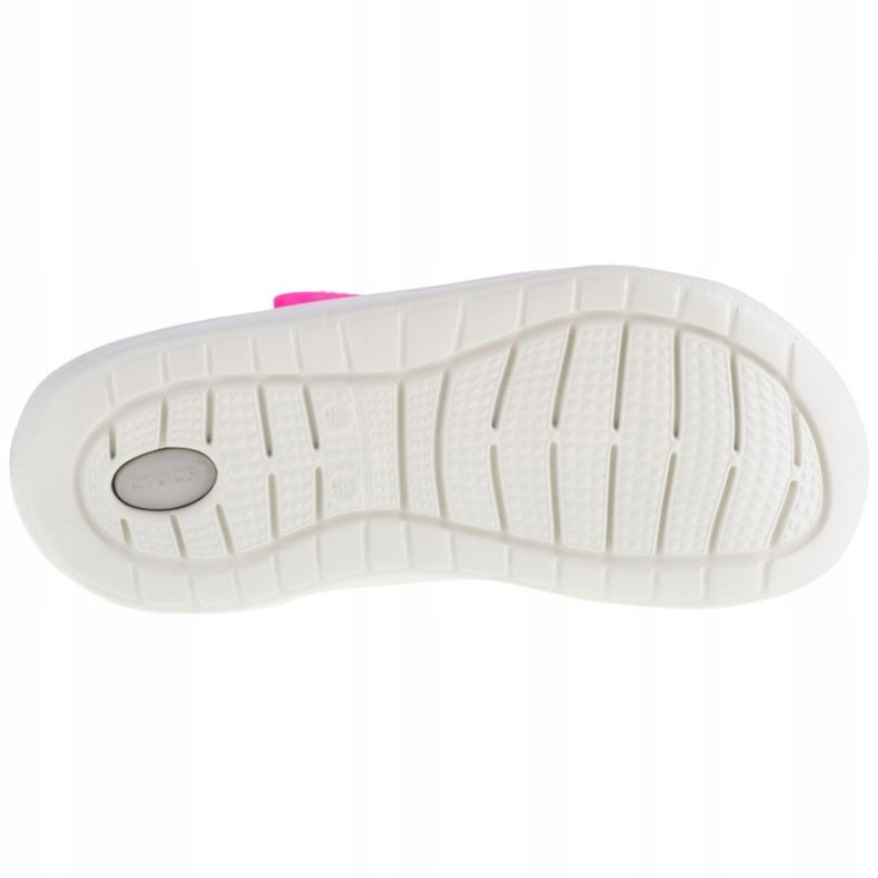 Zoccolo Crocs LiteRide 204592-6QV rosa 3