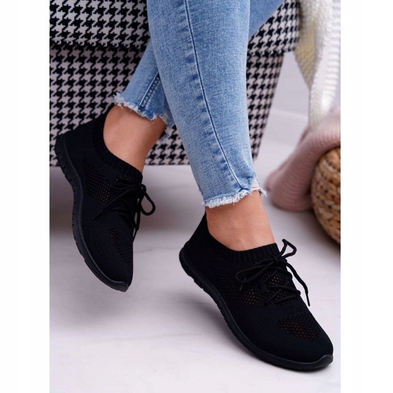 PE1 Scarpe sportive da donna Black Jenny nero 2