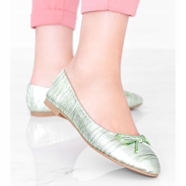 Ballerine Ayris verdi lucide da donna verde 1