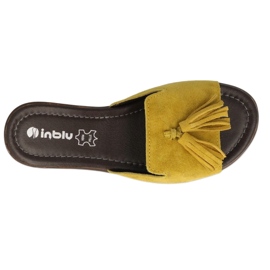 Inblu pantofole scarpe da donna 158D149 giallo 2