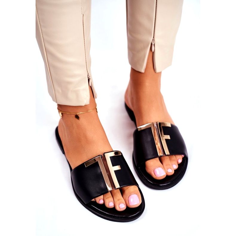 Ciabatte Eleganti da Donna Nere Nicole Dilmah nero 3