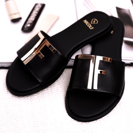 Ciabatte Eleganti da Donna Nere Nicole Dilmah nero 4