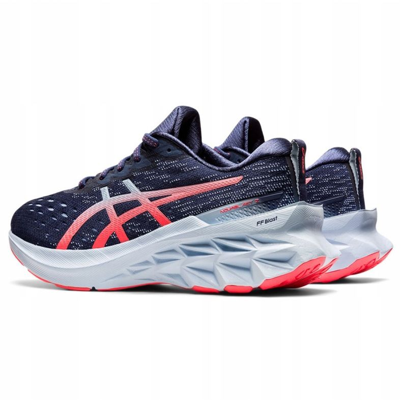 Asics Novablast 2 W 1012B049 400 scarpe da corsa blu 2