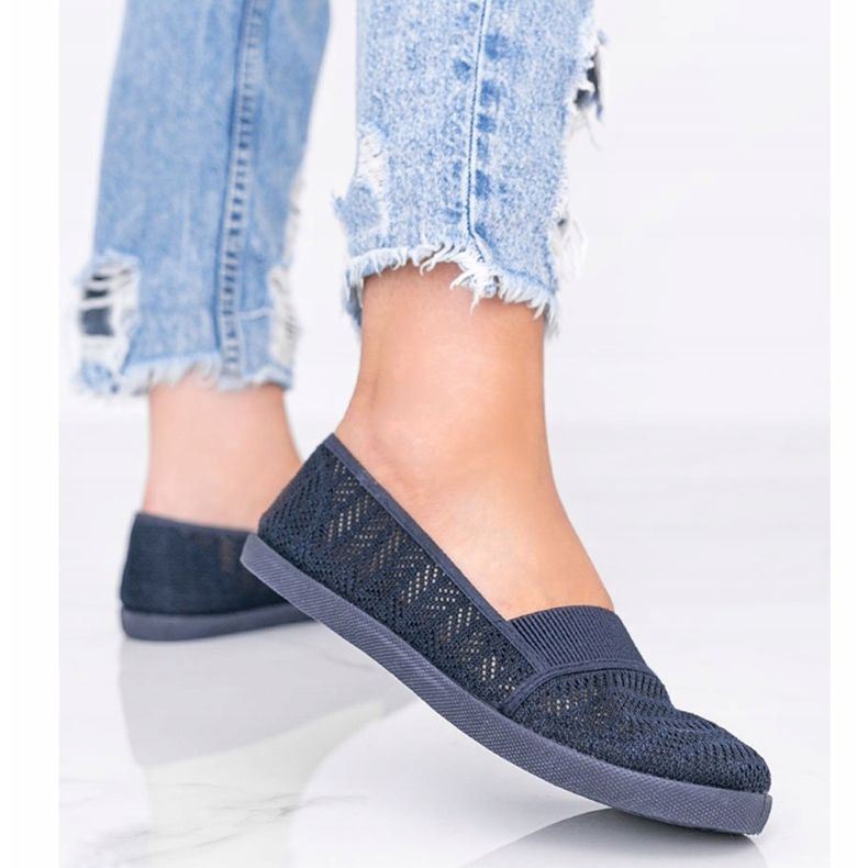 Sneaker Slip On blu navy Vicky 2
