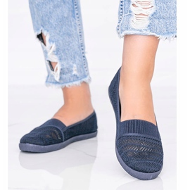 Sneaker Slip On blu navy Vicky 1
