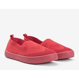 Sneakers slip-on traforate rosse Moab rosso 1