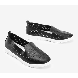 Sneakers traforate Pristina nere nero 1