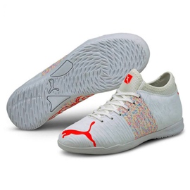 Scarpe da calcio Puma Future Z 4.1 It Jr 106404 03 bianca bianca 2