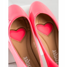Diamantique Ballerine laccate rosa 1