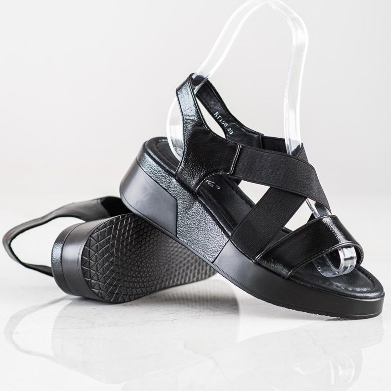 Weide Sandali comodi slip-on nero 1