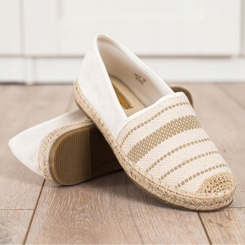 Ideal Shoes Espadrillas Con Motivo beige 1