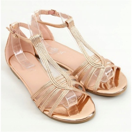 Sandali donna champagne SM0024 Champagne d'oro 1