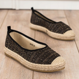 Kayla Espadrillas casual beige d'oro 1
