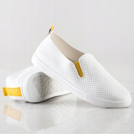 Sun Color Slipon Con Inserto Giallo bianca 1
