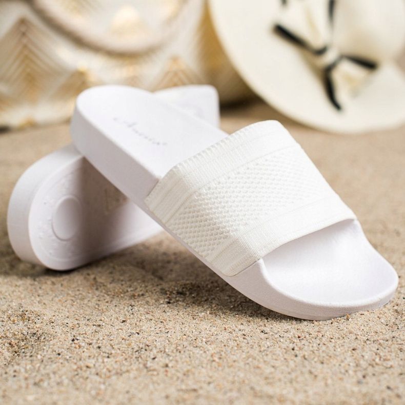 Anesia Paris Infradito comode bianco 1