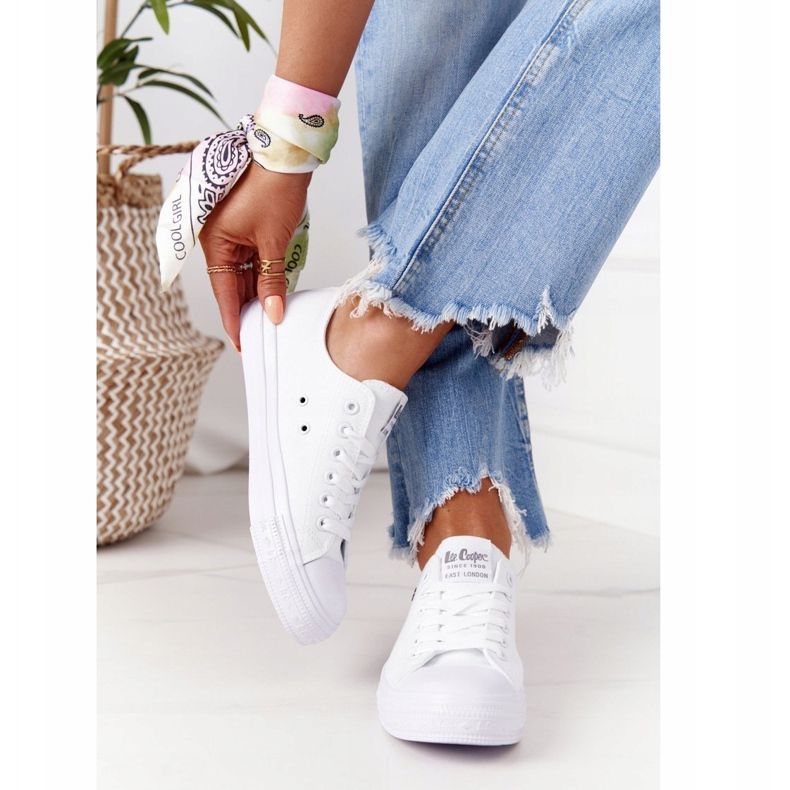 Sneakers da donna Lee Cooper LCW-21-31-0082L Bianche bianco 1