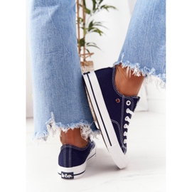 Sneakers da donna Lee Cooper LCW-21-31-0095L Navy Blue bianco blu navy 2