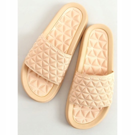 Pantofole da donna beige 10-251 Beige 1