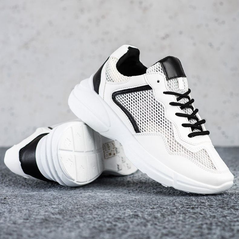 SHELOVET Sneakers Con Rete bianco 1