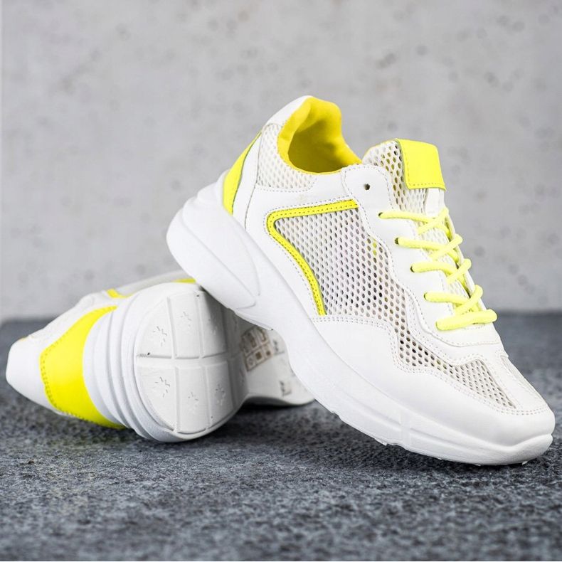 SHELOVET Sneakers Con Rete bianco 1