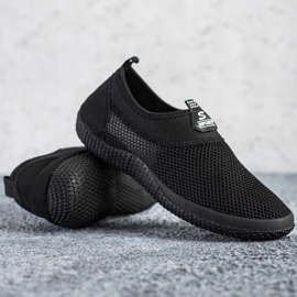 SHELOVET Scarpe slip-on traforate nero 1